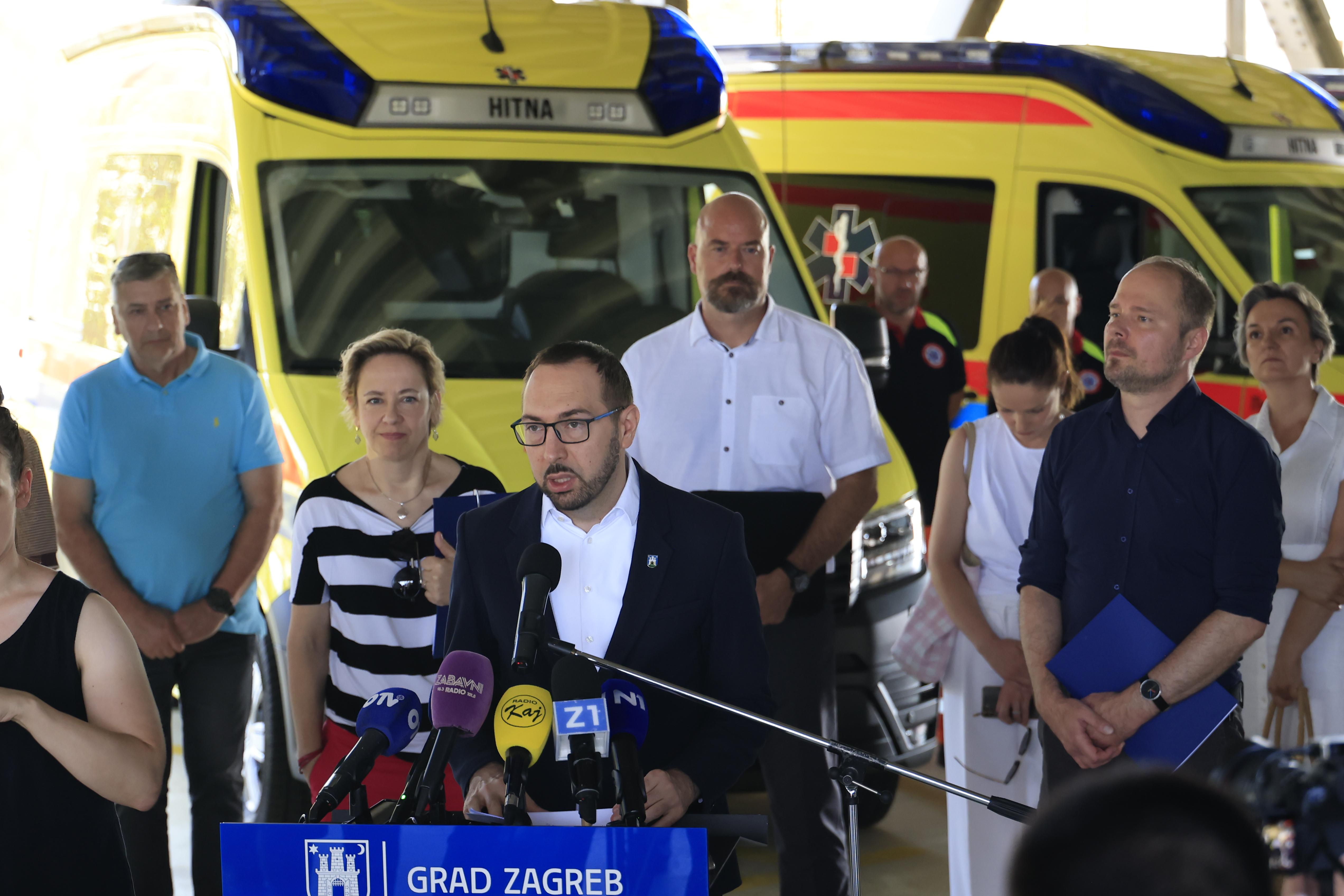 Grad Zagreb obnovio 70 posto voznog parka Hitne